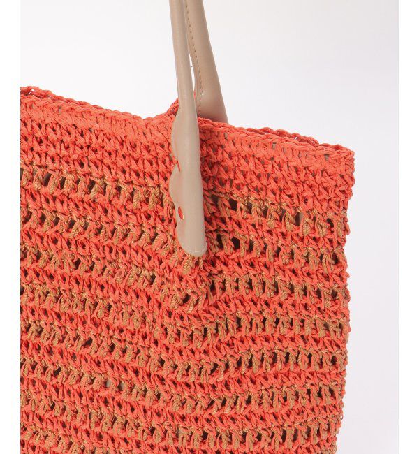 ikka「雑材縦長トートバッグ」|その他|