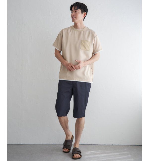 ikka「イージーケアリネンライクシャツT」|シャツ・ブラウス|