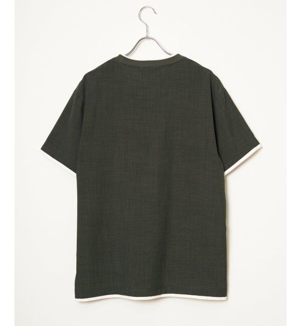 ikka「イージーケアリネンライクシャツT」|シャツ・ブラウス|