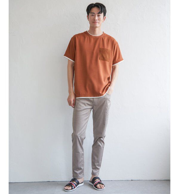 ikka「イージーケアリネンライクシャツT」|シャツ・ブラウス|