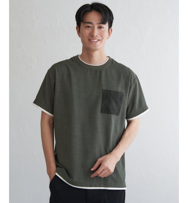 ikka「イージーケアリネンライクシャツT」|シャツ・ブラウス|