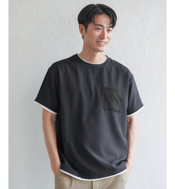 ikka「イージーケアリネンライクシャツT」|シャツ・ブラウス|