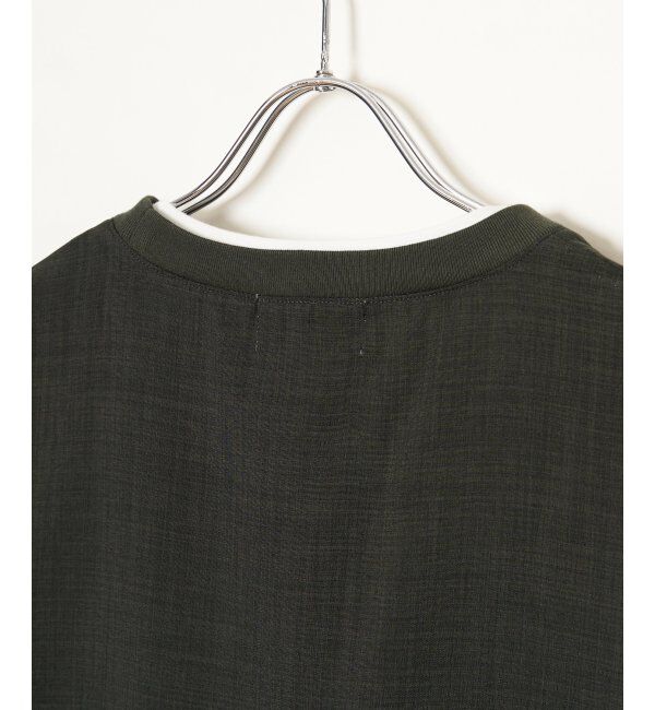 ikka「イージーケアリネンライクシャツT」|シャツ・ブラウス|