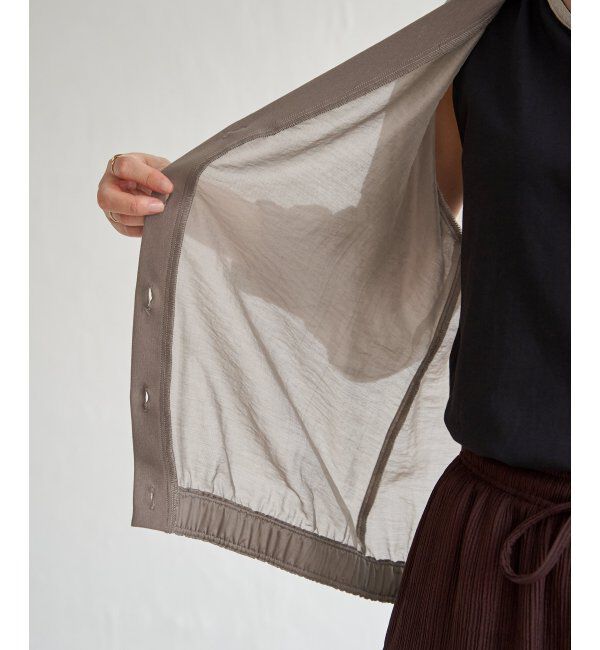 ikka「V襟シアーカーディガン」|シャツ・ブラウス|