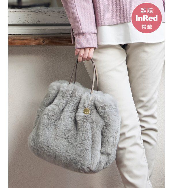 ikka「エコファーダブルポケット付き2WAYトートバッグ」|その他|