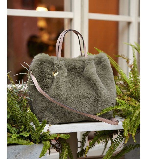 ikka「エコファーダブルポケット付き2WAYトートバッグ」|その他|