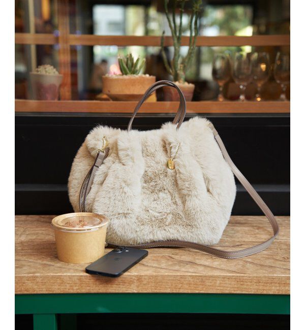 ikka「エコファーダブルポケット付き2WAYトートバッグ」|その他|