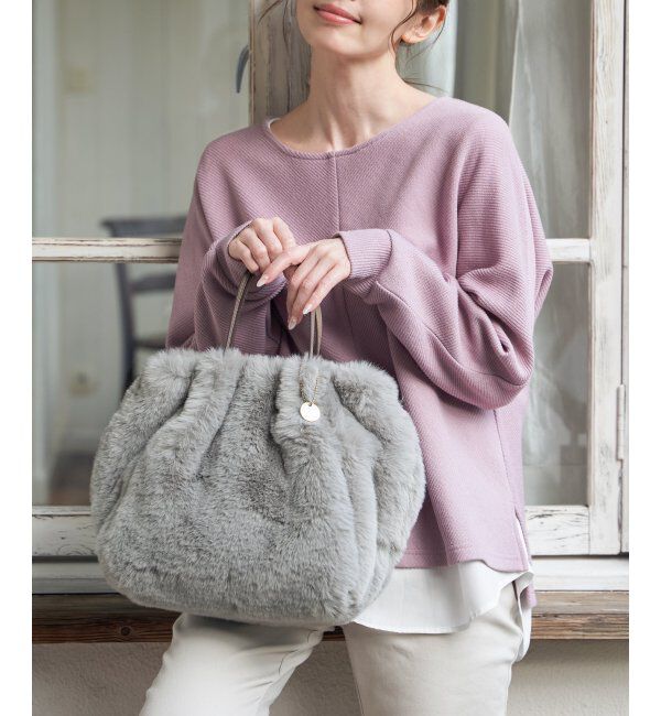 ikka「エコファーダブルポケット付き2WAYトートバッグ」|その他|