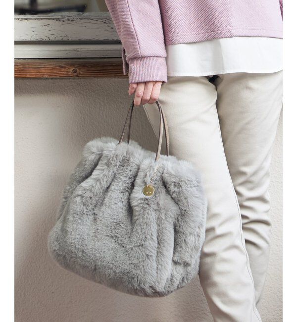 ikka「エコファーダブルポケット付き2WAYトートバッグ」|その他|