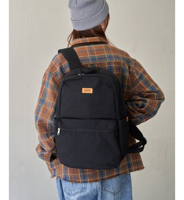 ikka「UNIVERSAL OVERALL ユニバーサルオーバーオール メランジ バックパック」|その他|ブラック