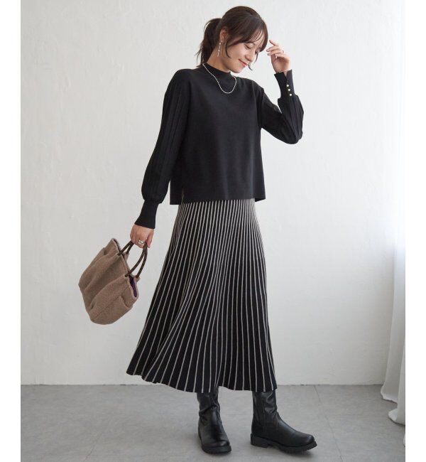 IKKA LOUNGE「【2点セット】配色ニットアップ」|その他|