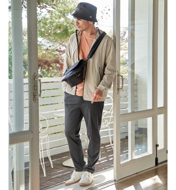 ikka「UNIVERSAL OVERALL ユニバーサルオーバーオール 撥水フラップジップショルダーバッグ」|その他|