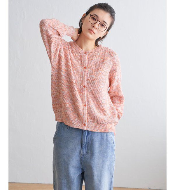 Lbc with Life「ラメ2WAYニット」|カーディガン|オレンジケイ