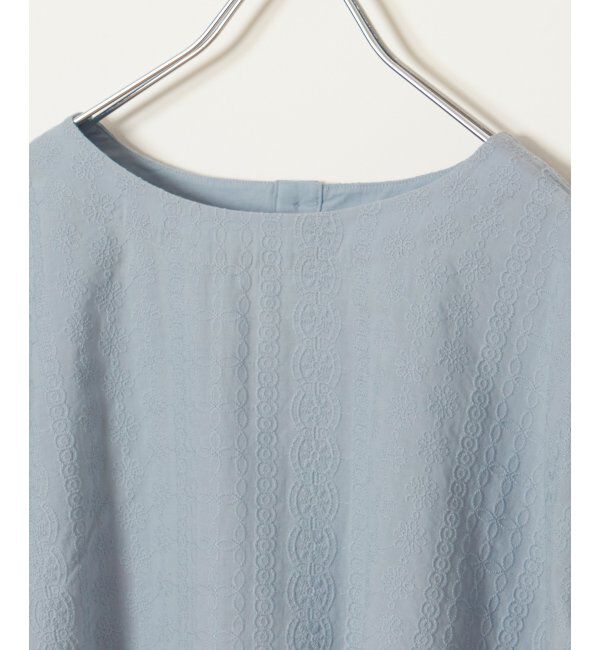 Lbc with Life「フラワーライン刺繍ドルマンブラウス」|シャツ・ブラウス|