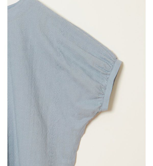 Lbc with Life「フラワーライン刺繍ドルマンブラウス」|シャツ・ブラウス|