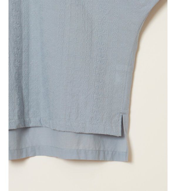 Lbc with Life「フラワーライン刺繍ドルマンブラウス」|シャツ・ブラウス|