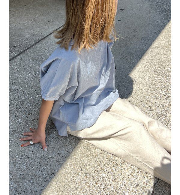 Lbc with Life「フラワーライン刺繍ドルマンブラウス」|シャツ・ブラウス|