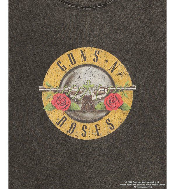 VENCE share style「Guns N' Roses ガンズ・アンド・ローゼズ バンドT」|Tシャツ・カットソー|