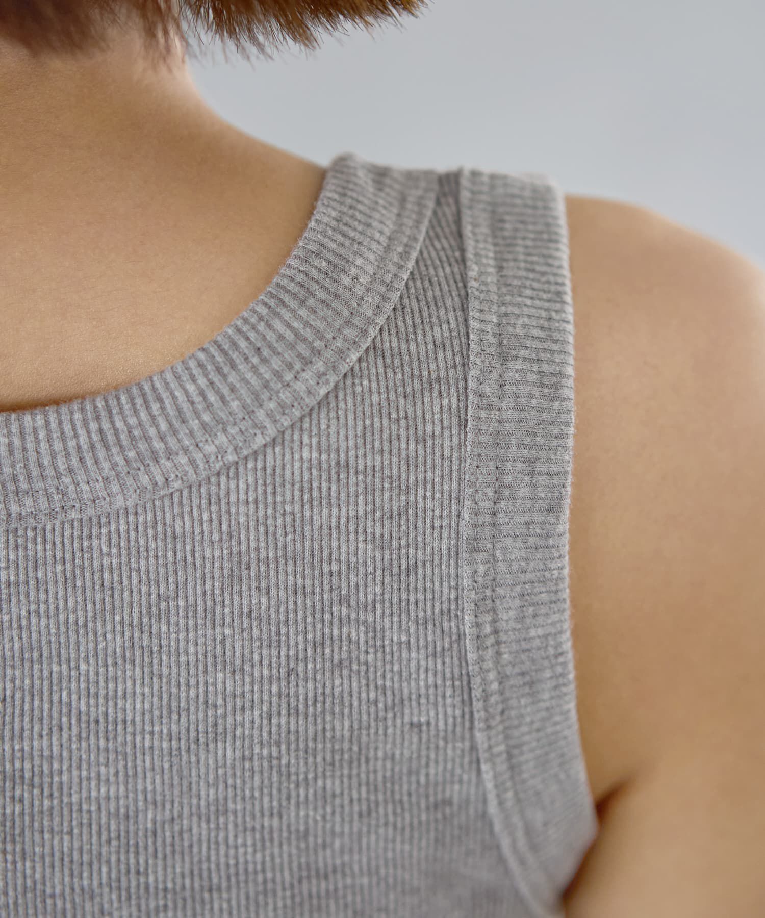 STYLE DELI「【Made in JAPAN】太めバインダーリブタンクトップ」|タンクトップ|