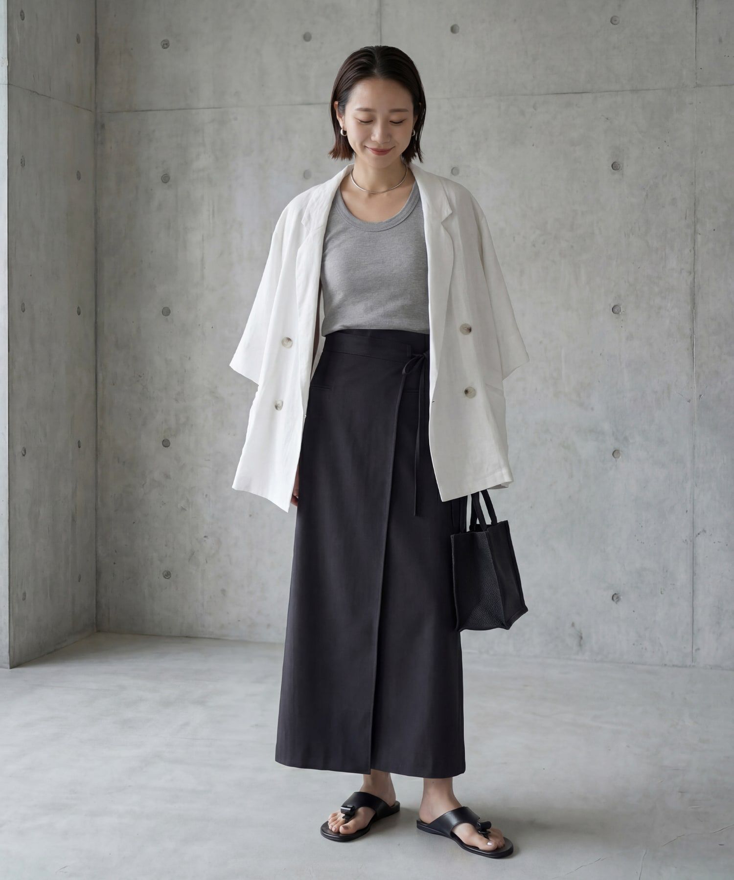 STYLE DELI「【Made in JAPAN】太めバインダーリブタンクトップ」|タンクトップ|