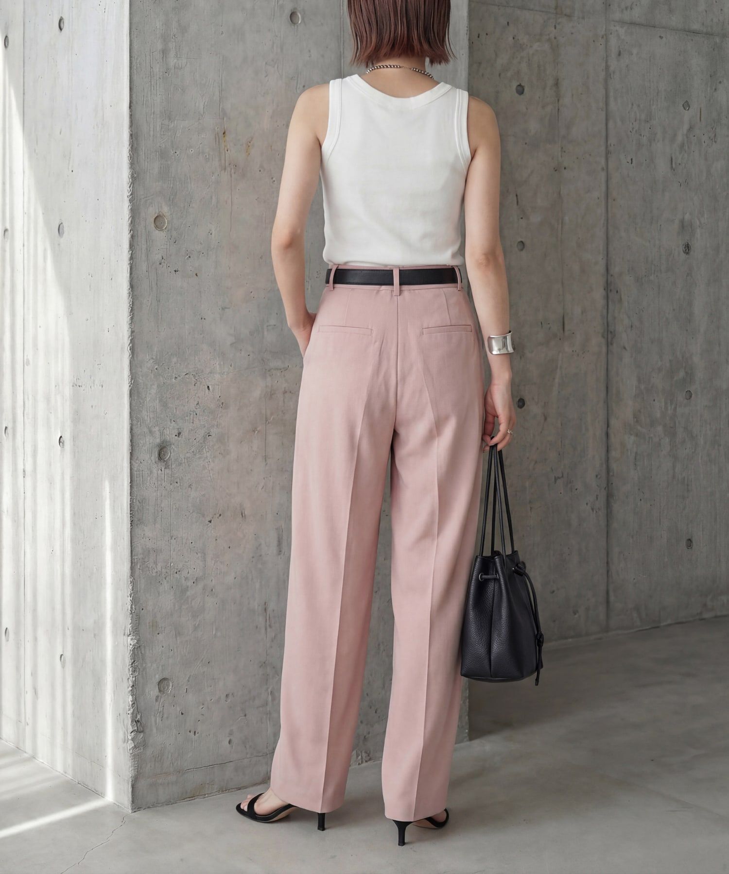 STYLE DELI「【Made in JAPAN】太めバインダーリブタンクトップ」|タンクトップ|