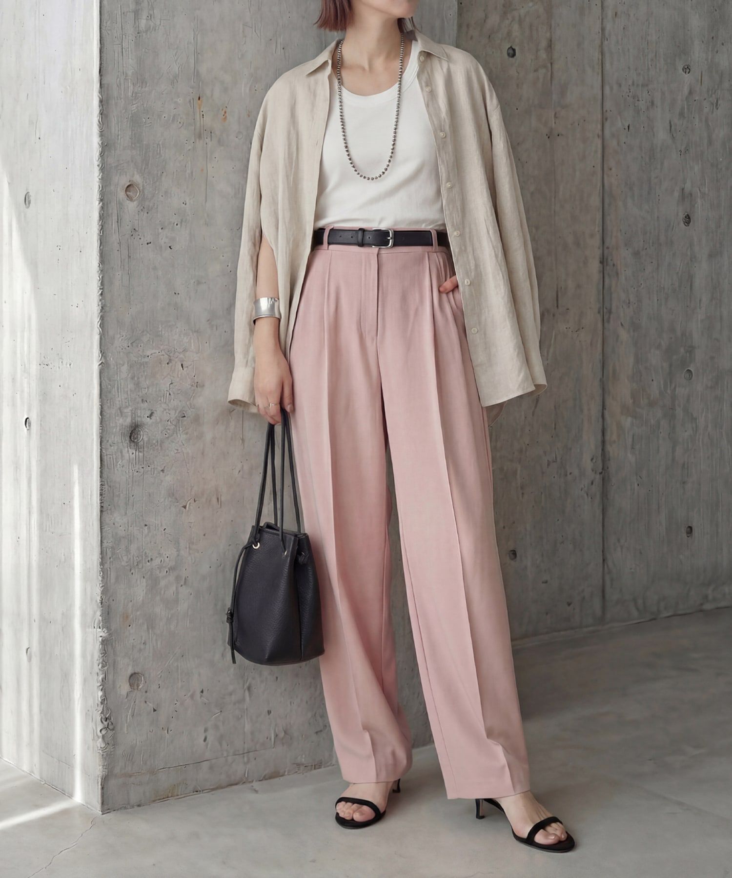 STYLE DELI「【Made in JAPAN】太めバインダーリブタンクトップ」|タンクトップ|