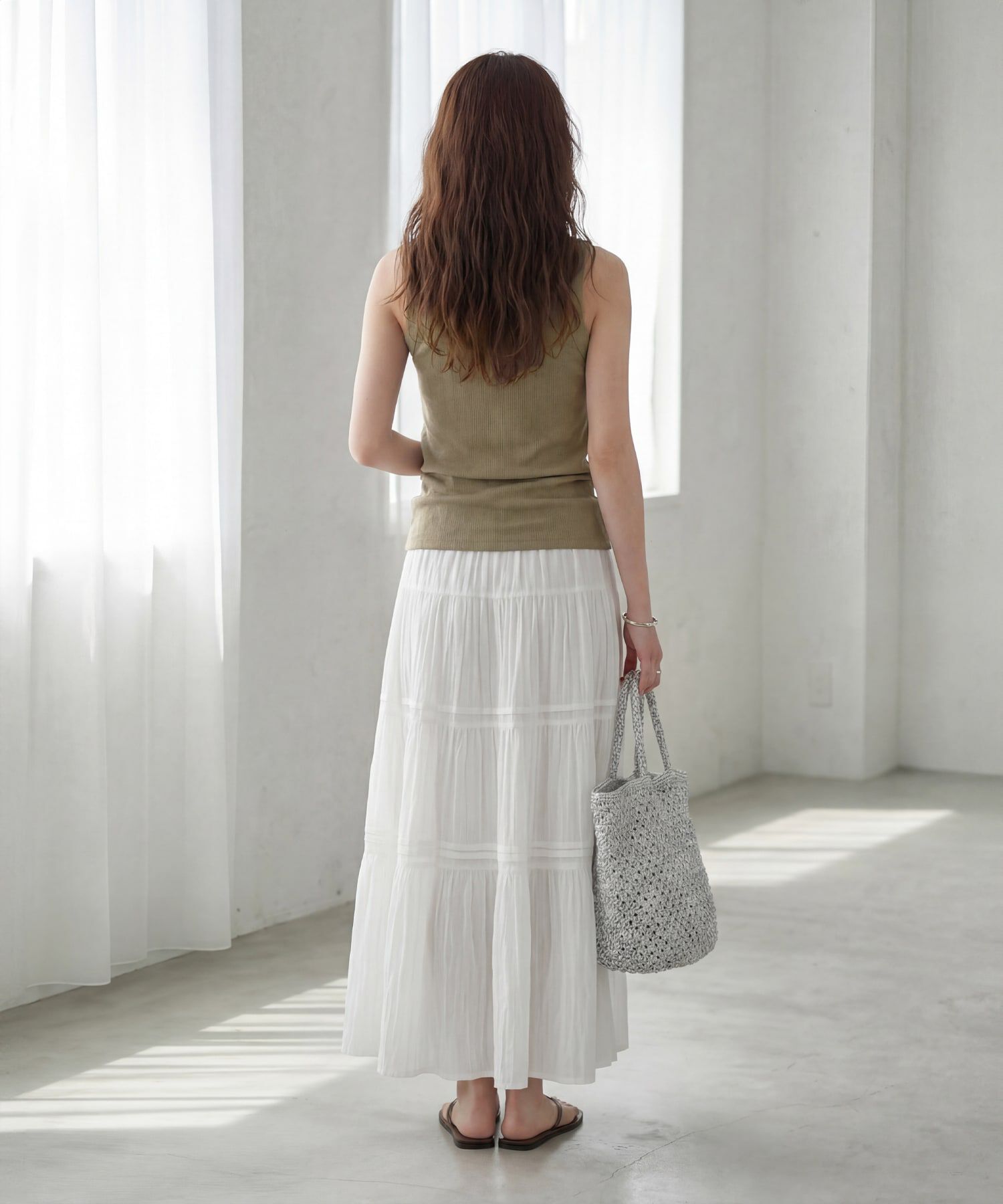 STYLE DELI「【Made in JAPAN】太めバインダーリブタンクトップ」|タンクトップ|