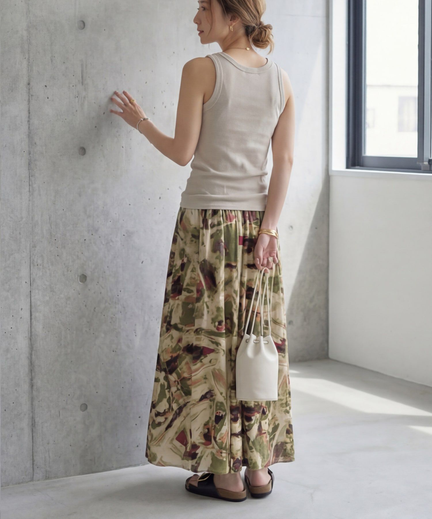 STYLE DELI「【Made in JAPAN】太めバインダーリブタンクトップ」|タンクトップ|