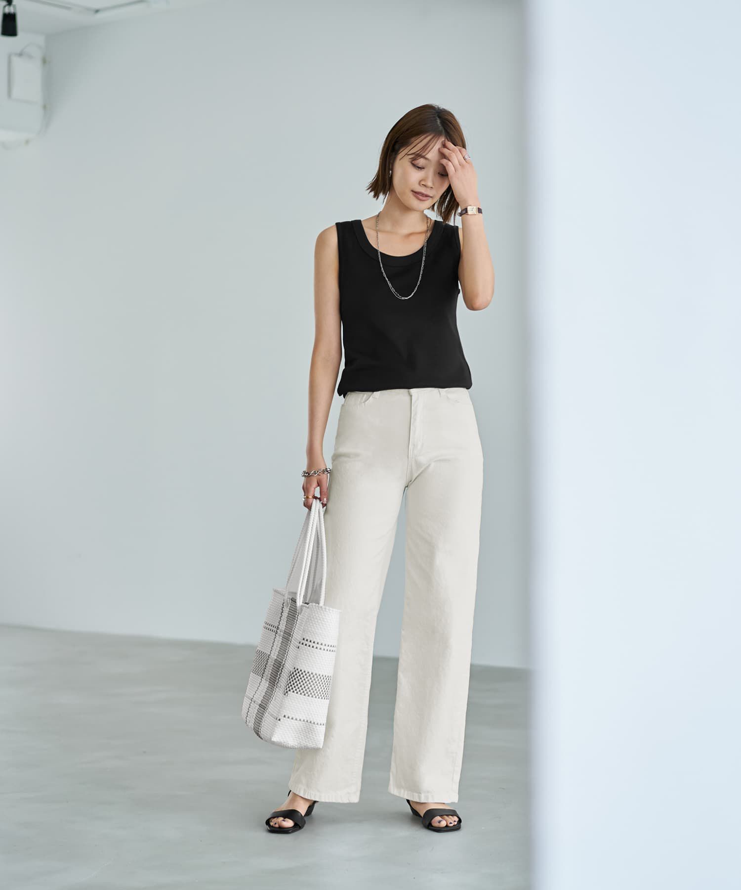 STYLE DELI「【Made in JAPAN】太めバインダーフライスタンクトップ」|タンクトップ|