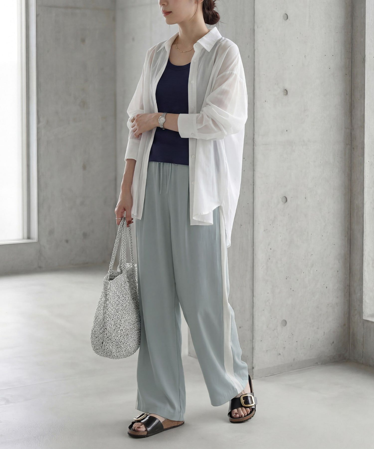 STYLE DELI「【Made in JAPAN】太めバインダーフライスタンクトップ」|タンクトップ|