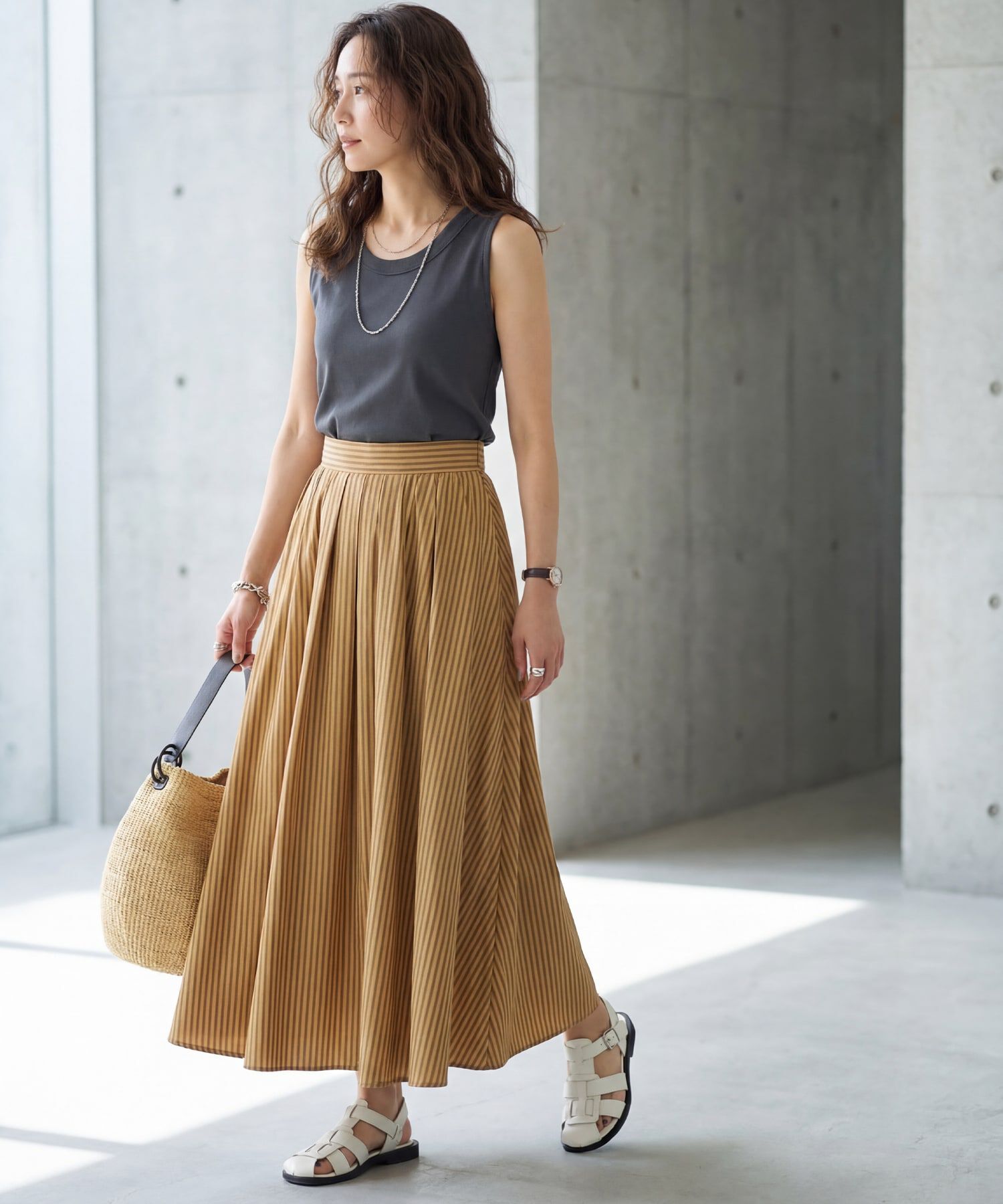 STYLE DELI「【Made in JAPAN】太めバインダーフライスタンクトップ」|タンクトップ|