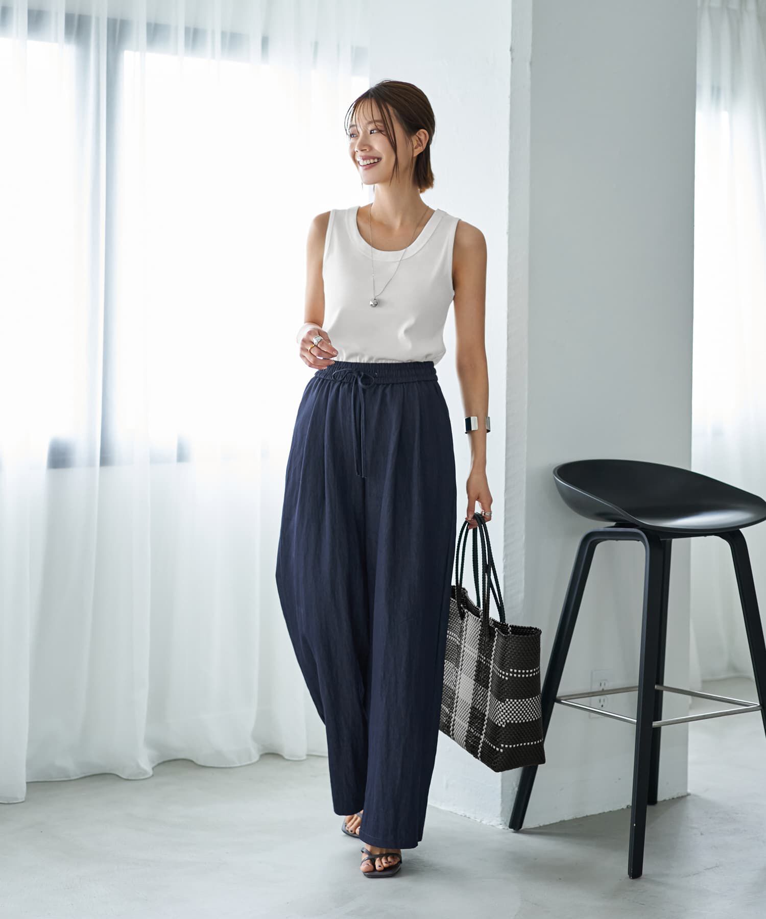 STYLE DELI「【Made in JAPAN】太めバインダーフライスタンクトップ」|タンクトップ|