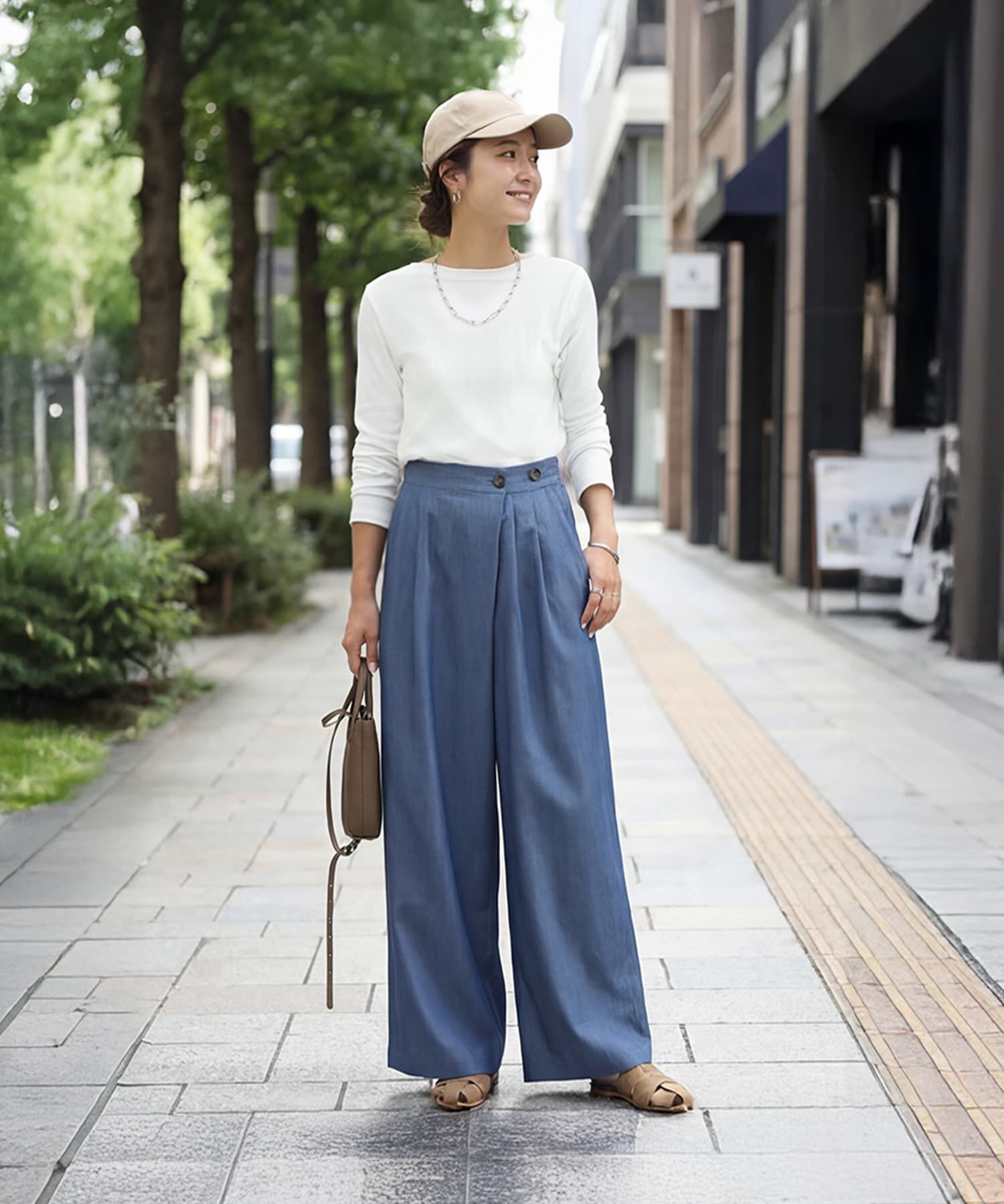 STYLE DELI「やわらかボートネックカットソートップス」|Tシャツ・カットソー|