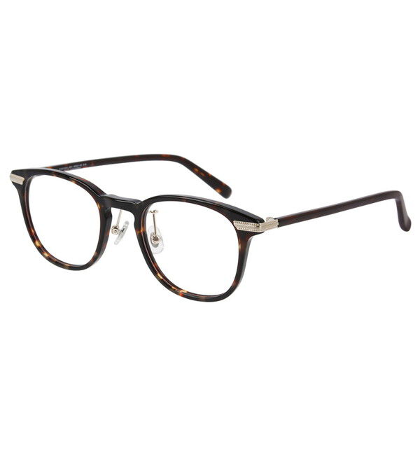  「ウェリントン型 クラシカルで細身のメガネ ｜黒縁フレーム レンズ交換券付き おしゃれ  Zoff CLASSIC」|メガネ|ブラウン系その他1