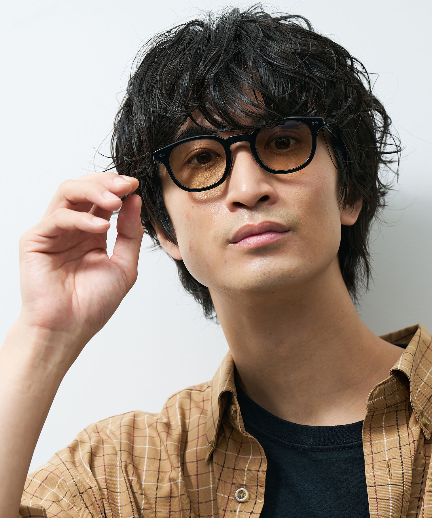  「【WEB限定】ウェリントン型 サングラス  ※一部レンズの色が変わる調光サングラス 紫外線対策」|サングラス|