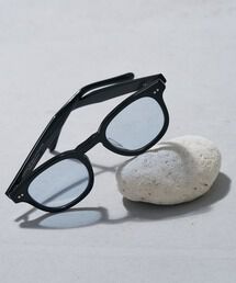  「【WEB限定】ウェリントン型 サングラス  ※一部レンズの色が変わる調光サングラス 紫外線対策」|サングラス|ブラック系その他1