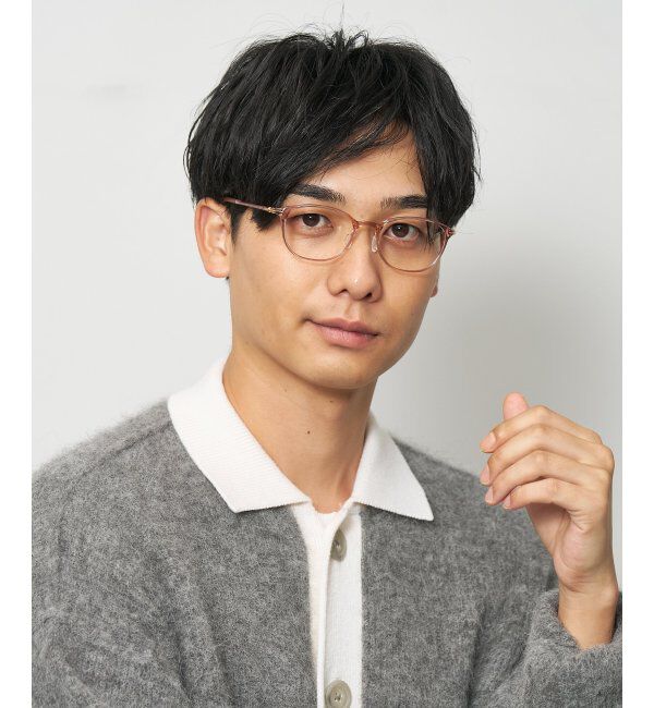  「ウェリントン型 メガネ 軽量 大人可愛い おうちメガネ 伊達メガネ レンズ交換券付」|メガネ|