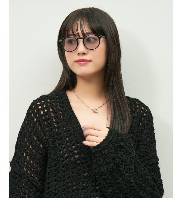  「【WEB限定】Zoff｜emiri ボストン型 サングラス UVカット 紫外線対策 辺見えみり」|サングラス|