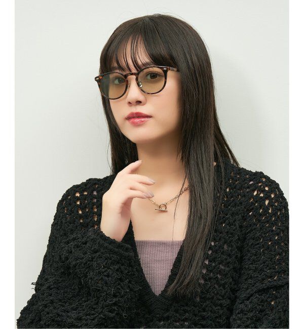  「【WEB限定】Zoff｜emiri ボストン型 サングラス UVカット 紫外線対策 辺見えみり」|サングラス|