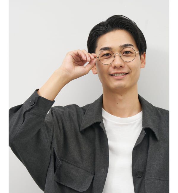  「[中顔面短縮みえメガネ]Zoff｜メガネ｜メタルフレーム 伊達・度付き｜FASHION METAL レンズ交換券付」|メガネ|