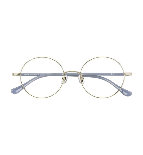  「[中顔面短縮みえメガネ]Zoff｜メガネ｜メタルフレーム 伊達・度付き｜FASHION METAL レンズ交換券付」|メガネ|