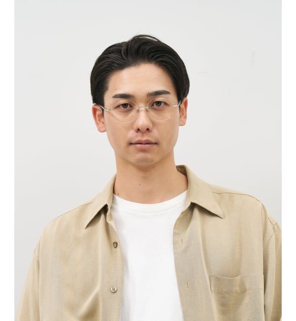  「[中顔面短縮みえメガネ]Zoff｜メガネ｜メタルフレーム 伊達・度付き｜FASHION METAL レンズ交換券付」|メガネ|