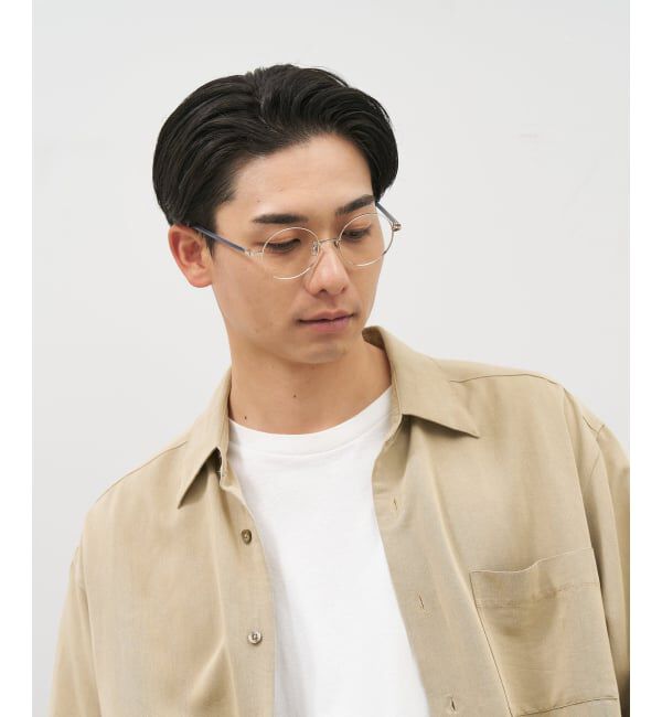  「[中顔面短縮みえメガネ]Zoff｜メガネ｜メタルフレーム 伊達・度付き｜FASHION METAL レンズ交換券付」|メガネ|