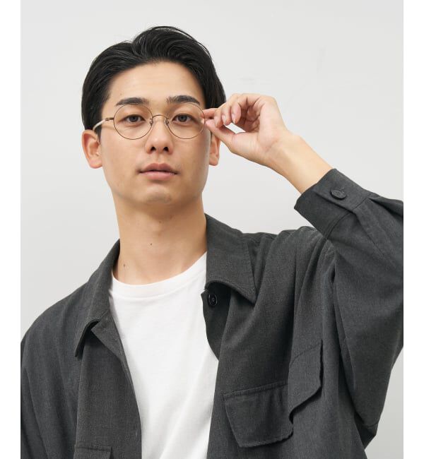  「[中顔面短縮みえメガネ]Zoff｜メガネ｜メタルフレーム 伊達・度付き｜FASHION METAL レンズ交換券付」|メガネ|