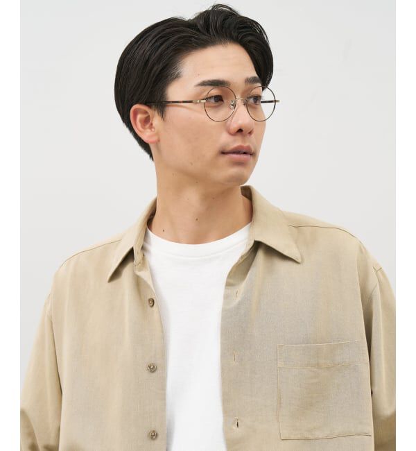  「[中顔面短縮みえメガネ]Zoff｜メガネ｜メタルフレーム 伊達・度付き｜FASHION METAL レンズ交換券付」|メガネ|