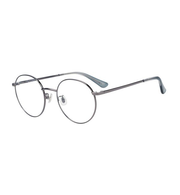  「[中顔面短縮みえメガネ]Zoff｜メガネ｜メタルフレーム 伊達・度付き｜FASHION METAL レンズ交換券付」|メガネ|