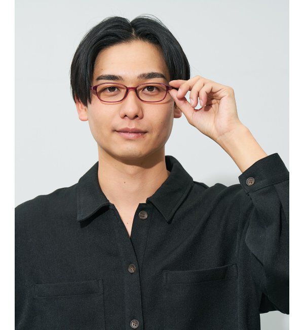  「スクエア型 メガネ | 大人可愛い 伊達メガネ レディース レンズ交換券付」|メガネ|