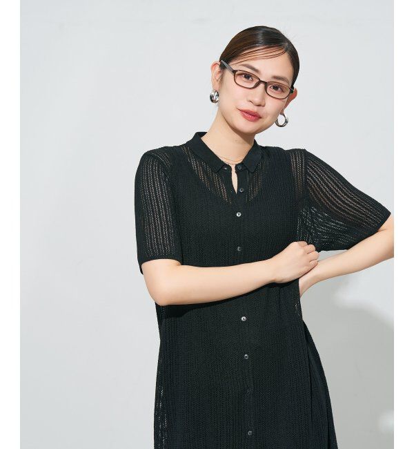  「スクエア型 メガネ | 大人可愛い 伊達メガネ レディース レンズ交換券付」|メガネ|