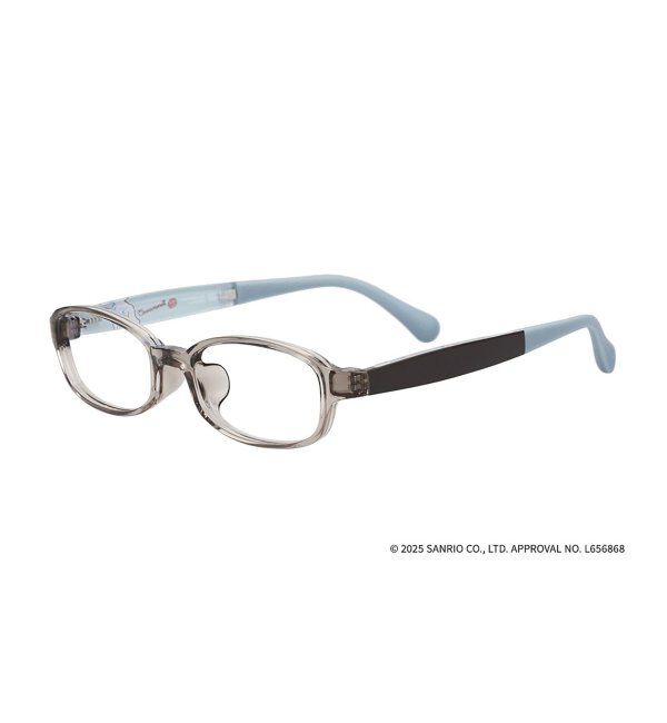  「[シナモロール モデル] 型 メガネ サンリオ キッズ 眼鏡 Sanrio Characters  レンズ交換券付」|メガネ|