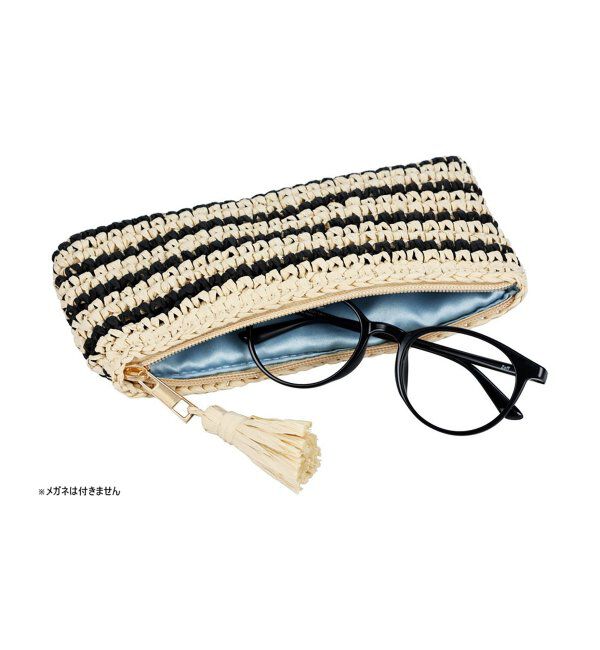  「メガネ・サングラス ケース【ペーパーヤーン素材】 化粧ポーチ｜可愛い ギフト｜Zoff 」|サングラス|